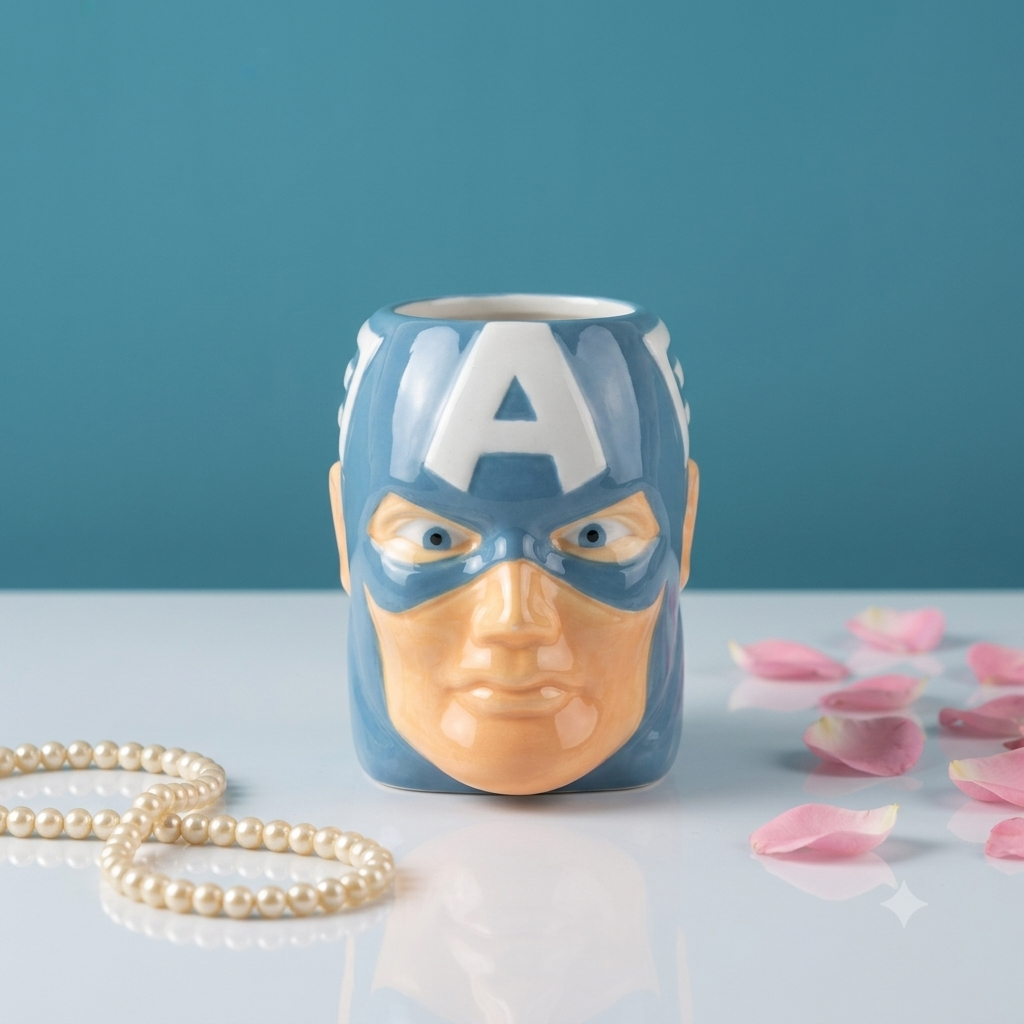 Captain America Character Milk Mug