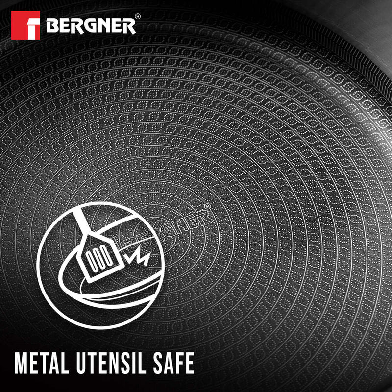 Bergner Hi Tech Giro TRI PLY Stainless Steel Non Stick Casserole