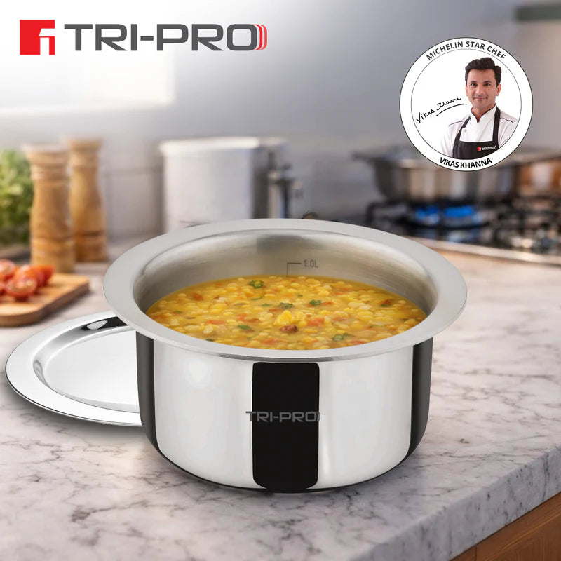 Bergner TriPro Tri-Ply Stainless Steel Tope