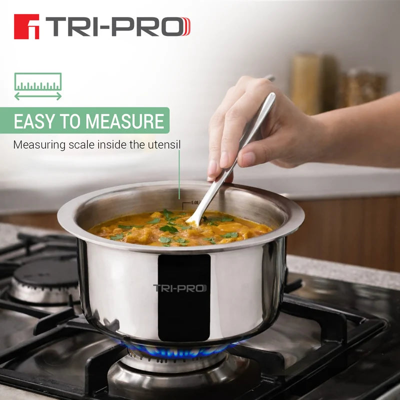 Bergner TriPro Tri-Ply Stainless Steel Tope