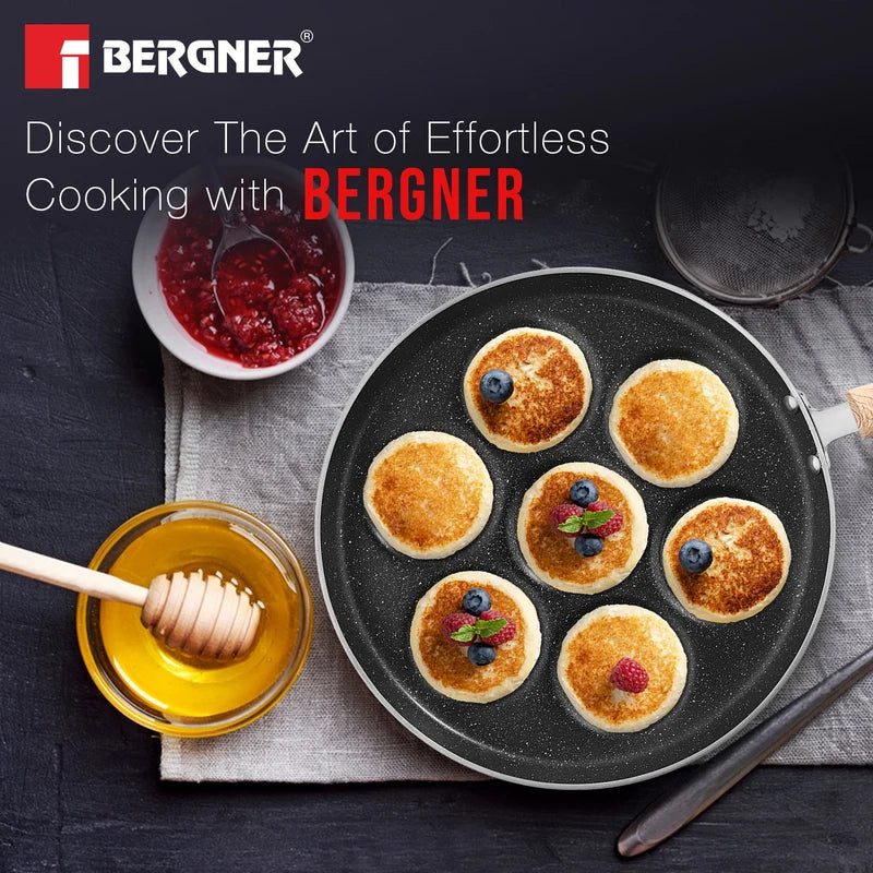 Bergner Bellini Plus Aura 5-Layer Non-Stick 7 PIT Uttapam Tawa