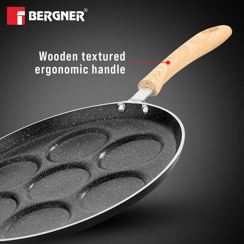 Bergner Bellini Plus Aura 5-Layer Non-Stick 7 PIT Uttapam Tawa
