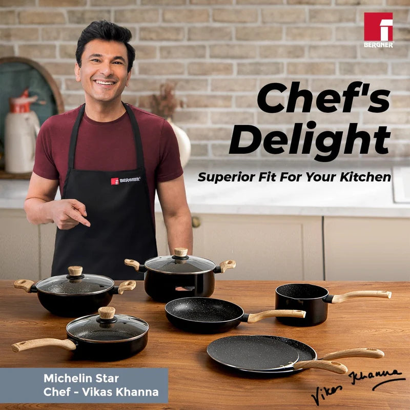 Bergner Bellini Plus Aura 5-Layer Non-Stick Dosa Tawa - Induction Bottom