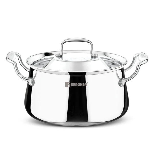 Bergner Argent Samsara Tri-Ply Stainless Steel Biriyani Handi
