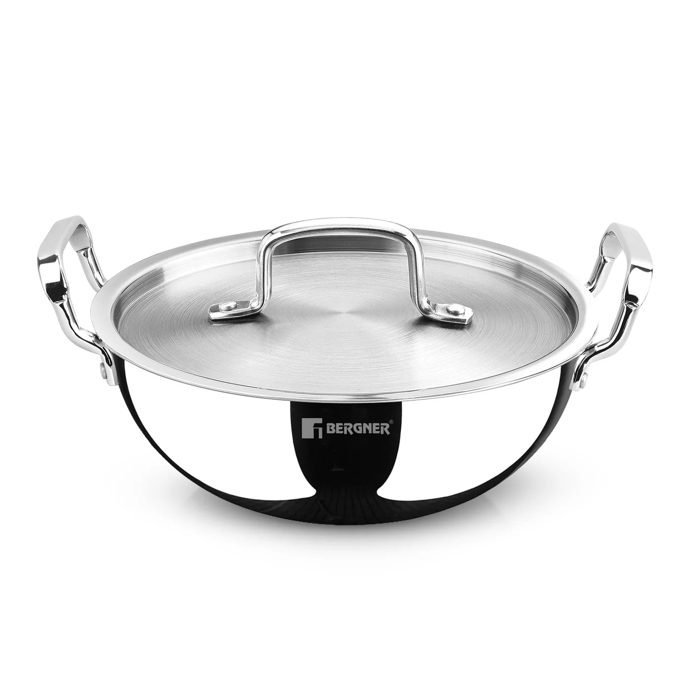 Bergner Argent TRI-PLY Stainless Steel Deep Kadai