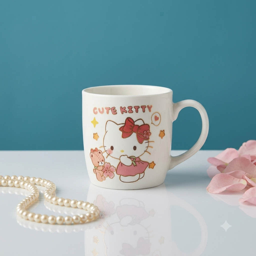 Cute Kitty Milk Mug