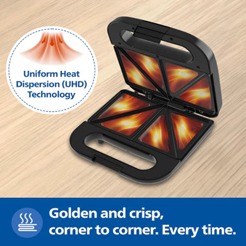 Philips 4-Slice Sandwich Maker 800W