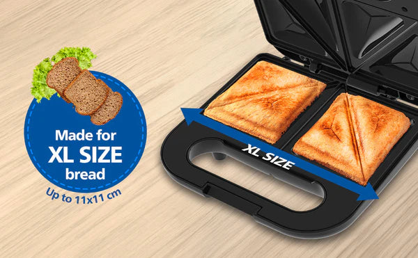 Philips 4-Slice Sandwich Maker 800W