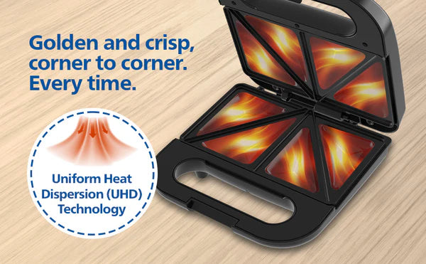 Philips 4-Slice Sandwich Maker 800W