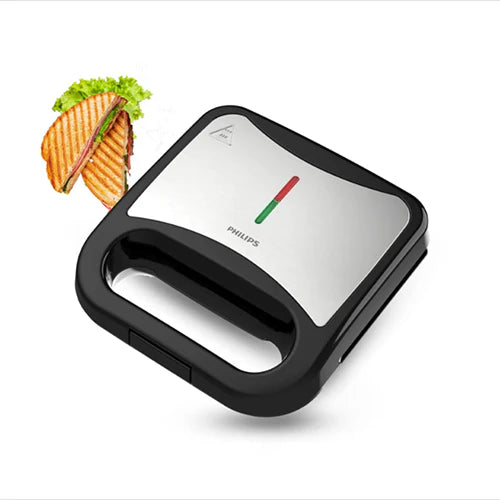 Philips HD3010/80 Sandwich Maker 700W Flat & Grilled Plates