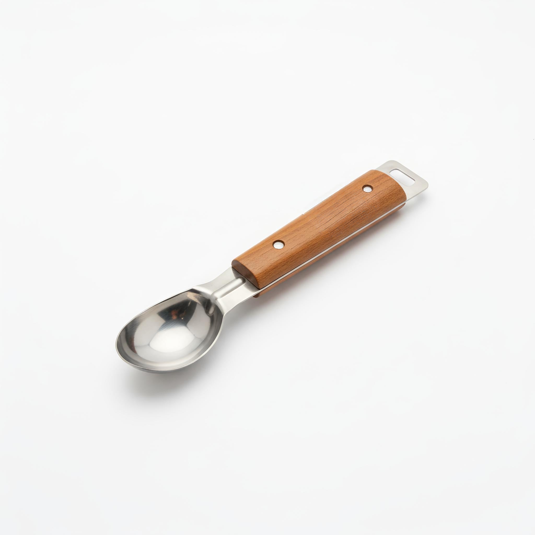 Ice Cream Scoop with Wooden Handle