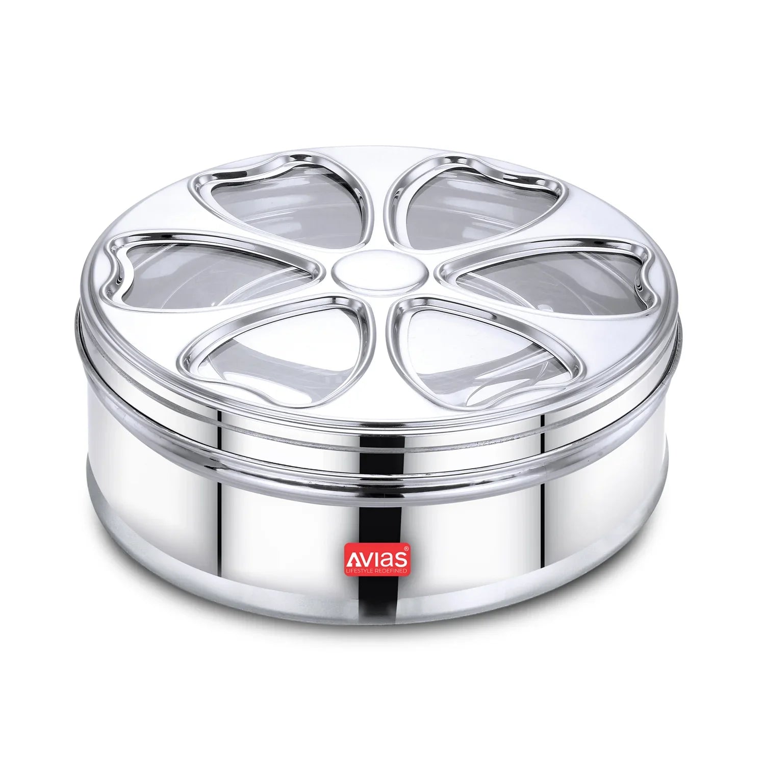 AVIAS Stainless Steel Petal Spice box
