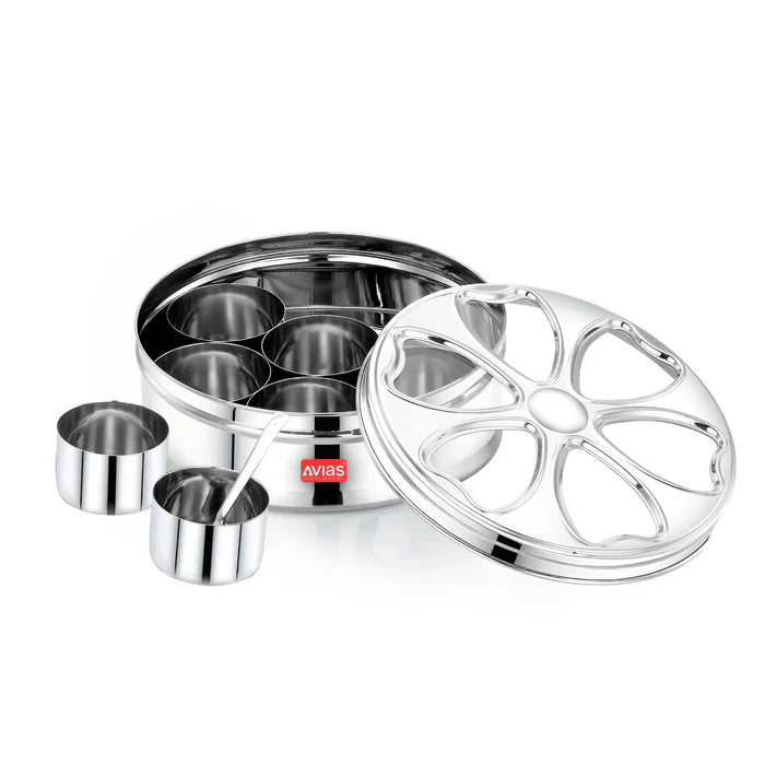 AVIAS Stainless Steel Petal Spice box