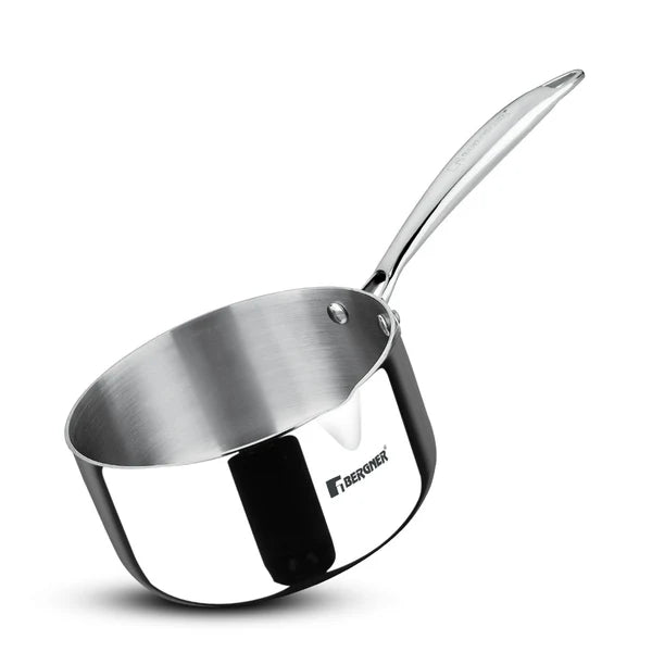 Bergner Argent Tri-Ply Stainless Steel Saucepan