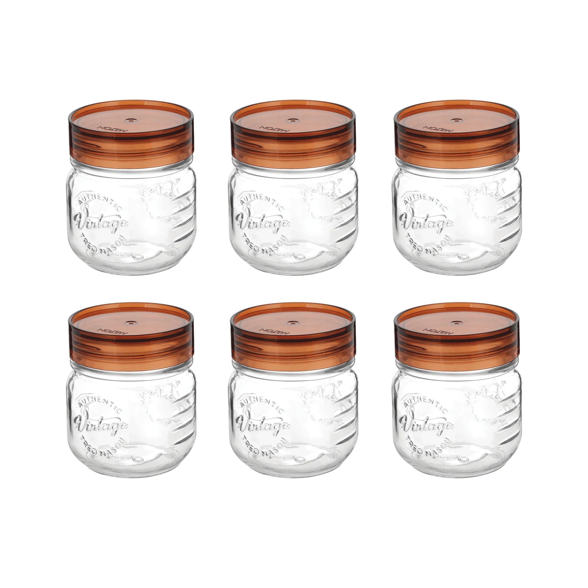Treo by Milton Vintage Glass Jar With Lid