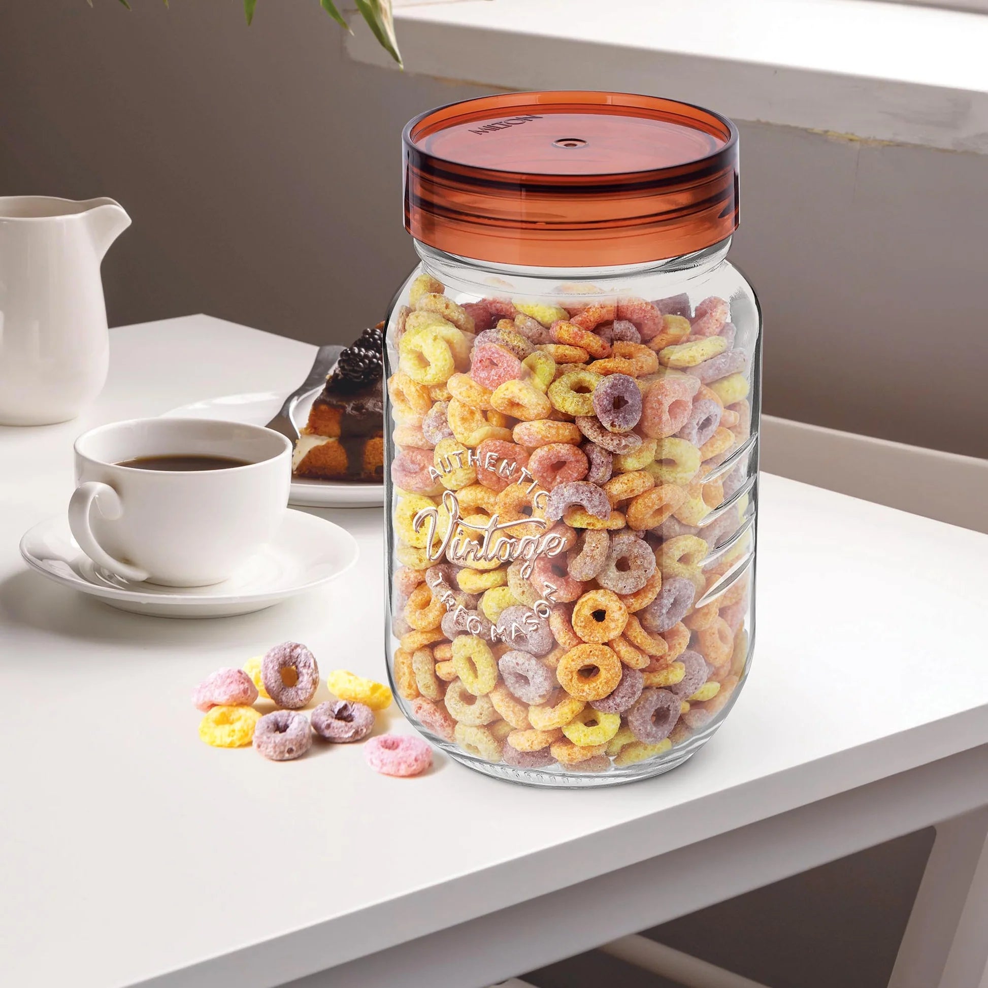 Treo by Milton Vintage Glass Jar With Lid