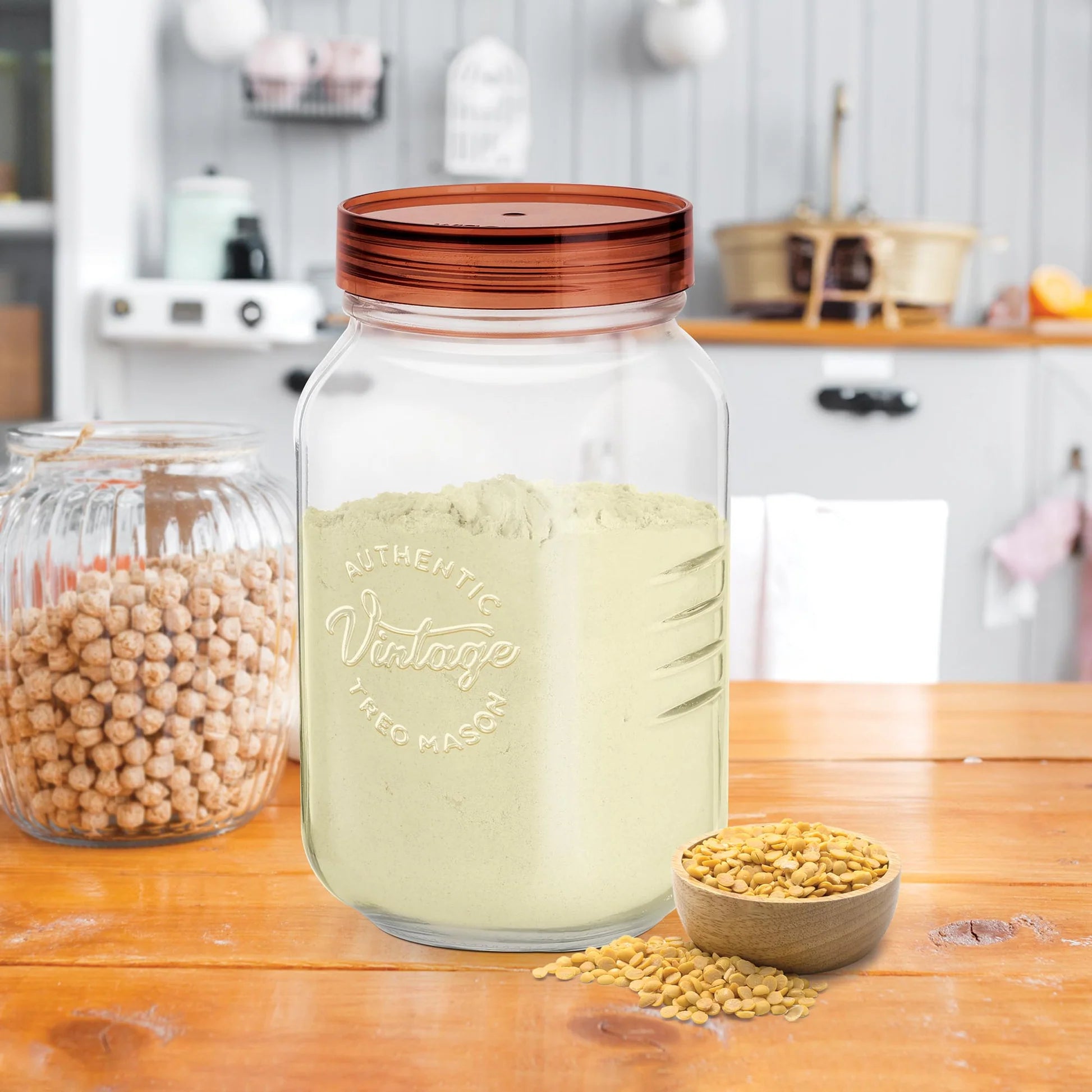Treo by Milton Vintage Glass Jar With Lid