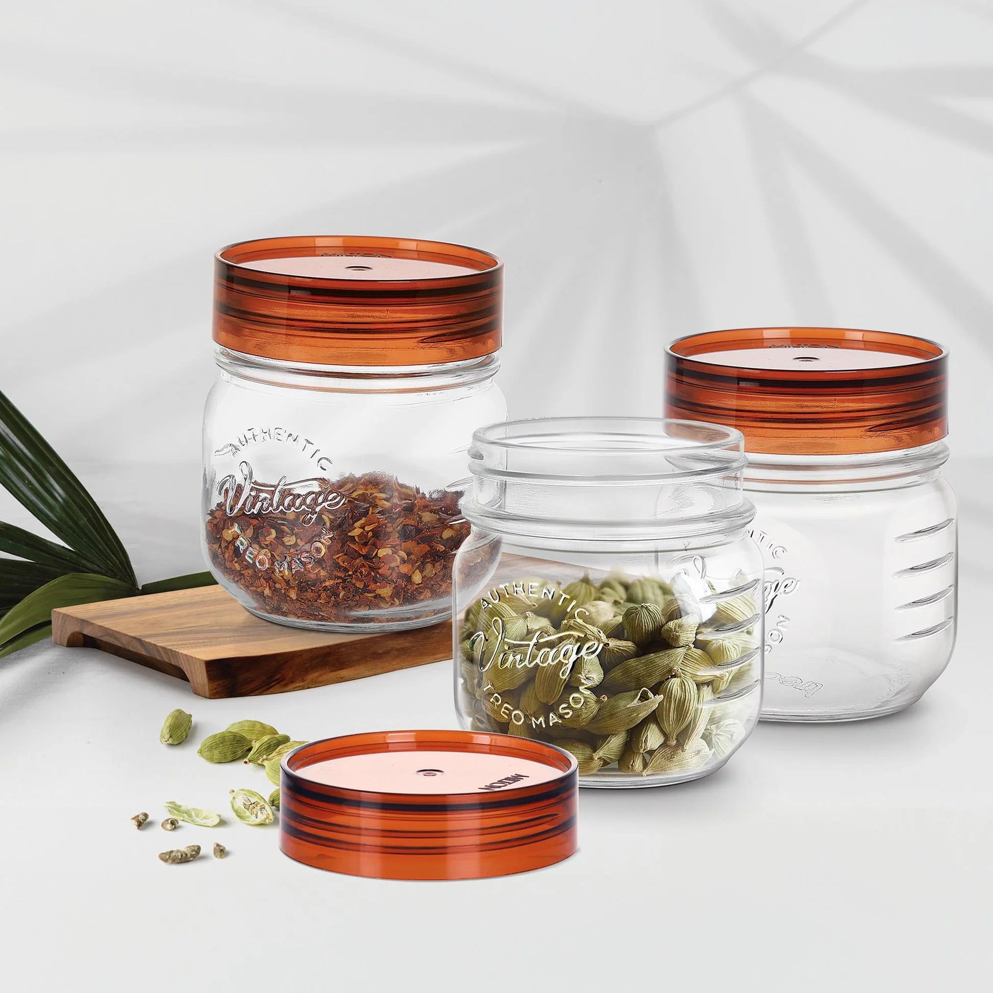 Treo by Milton Vintage Glass Jar With Lid