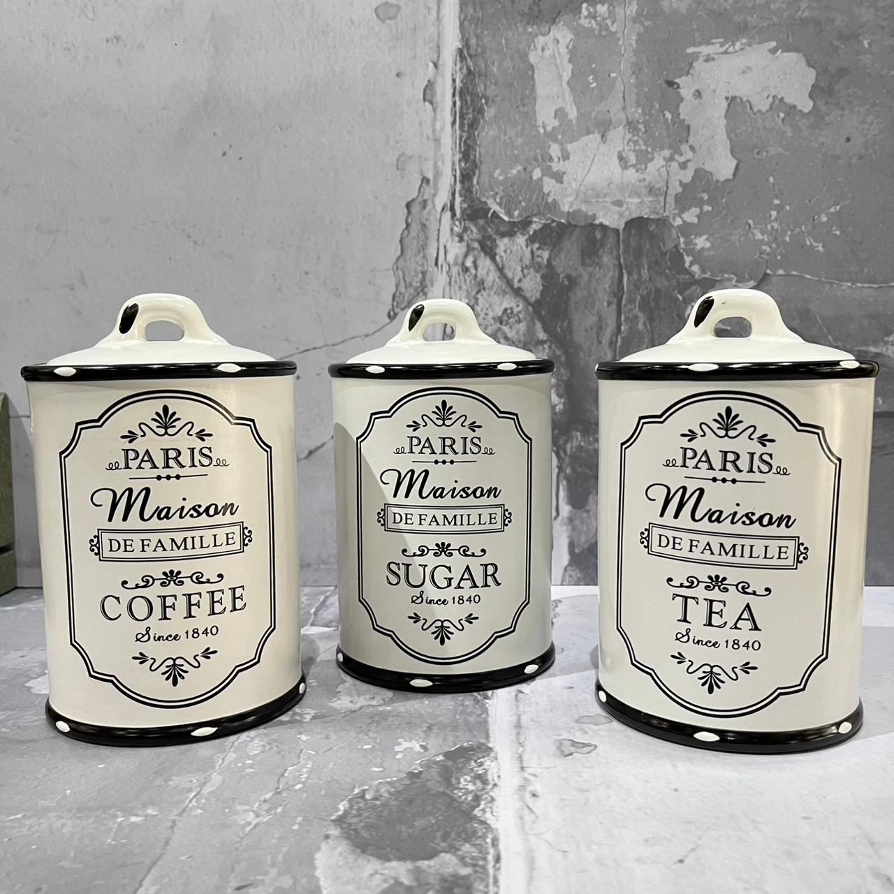 Ceramic Tea Sugar Coffee Container