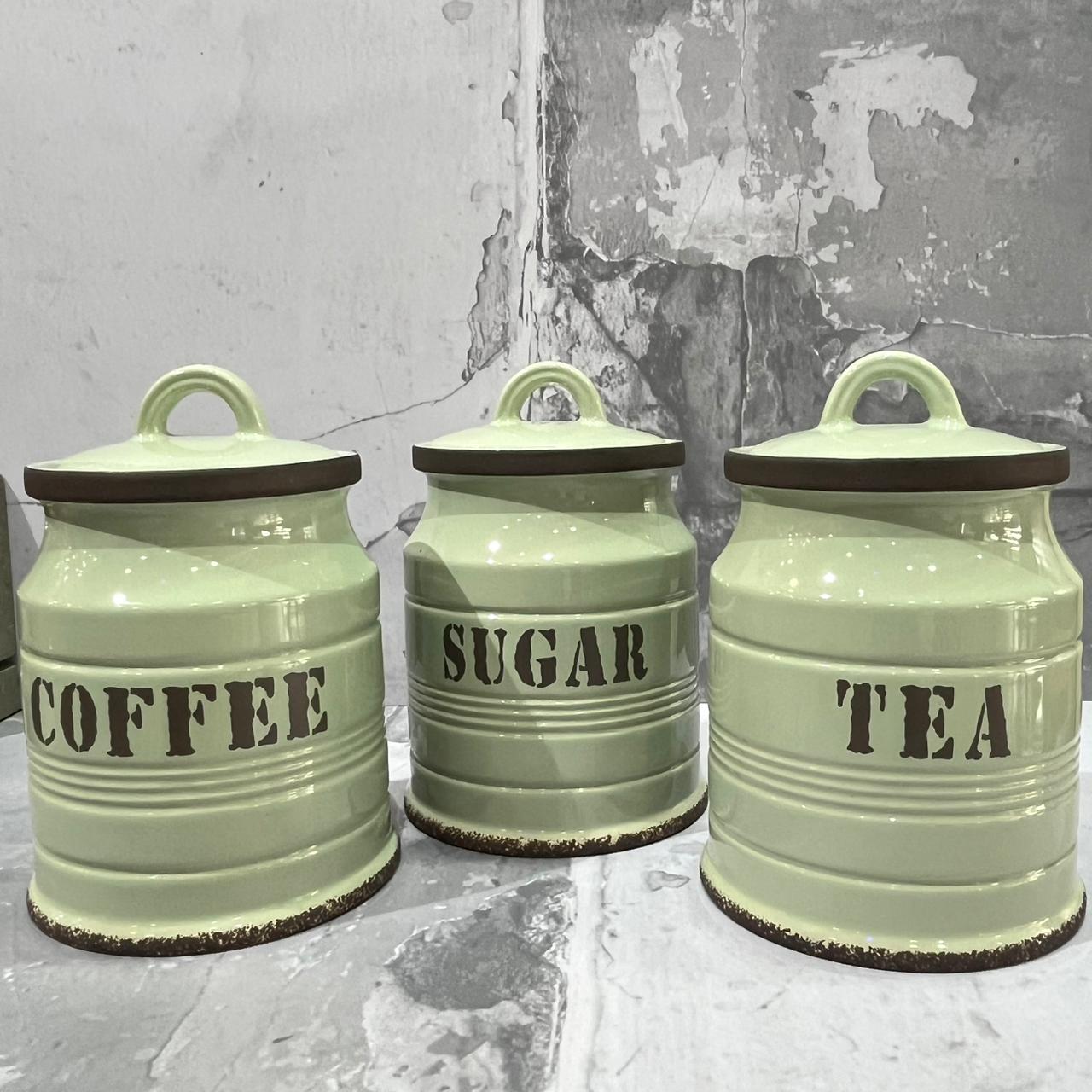 Ceramic Tea Sugar Coffee Container