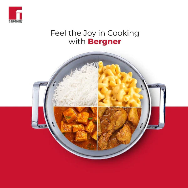 Bergner Argent Tri Ply Stainless Steel Casserole