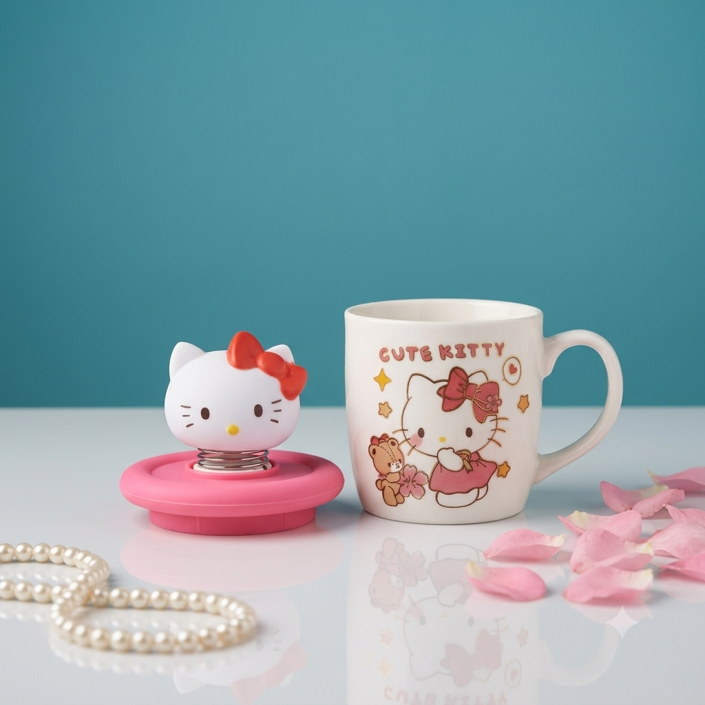 Cute Kitty Milk Mug