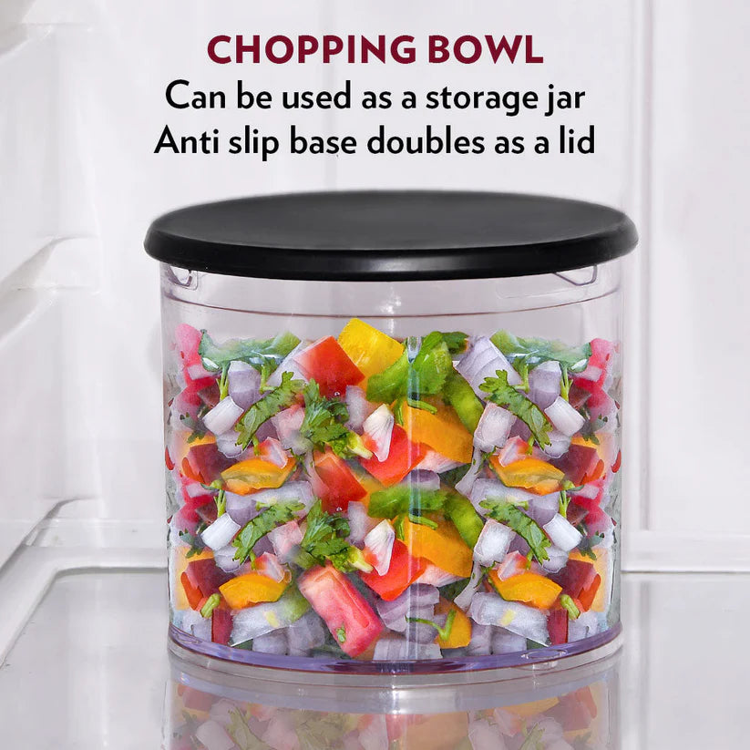Borosil Chef Delite Electric Chopper with Dual Blade