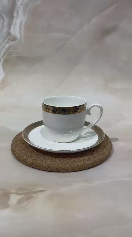 Aquatic Cup Saucers