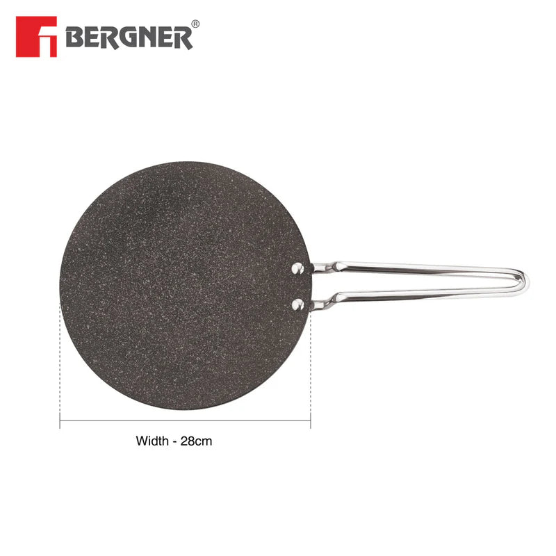 Bergner Argent Samsara Tri Ply Stainless Steel Roti Tawa