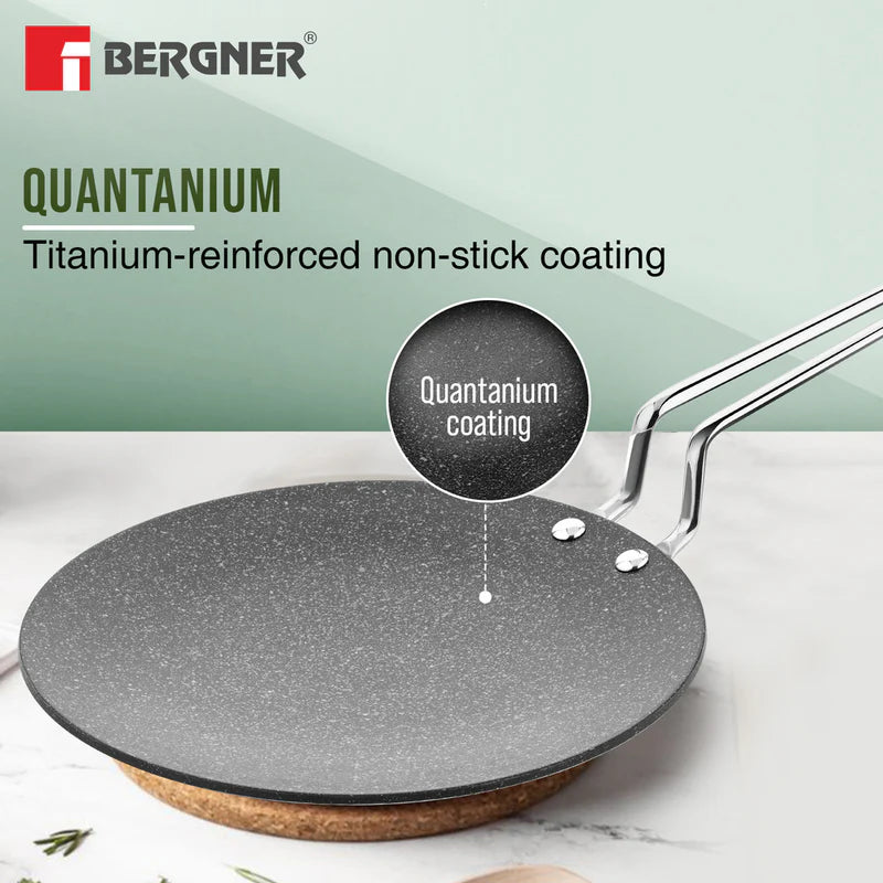 Bergner Argent Samsara Tri Ply Stainless Steel Roti Tawa